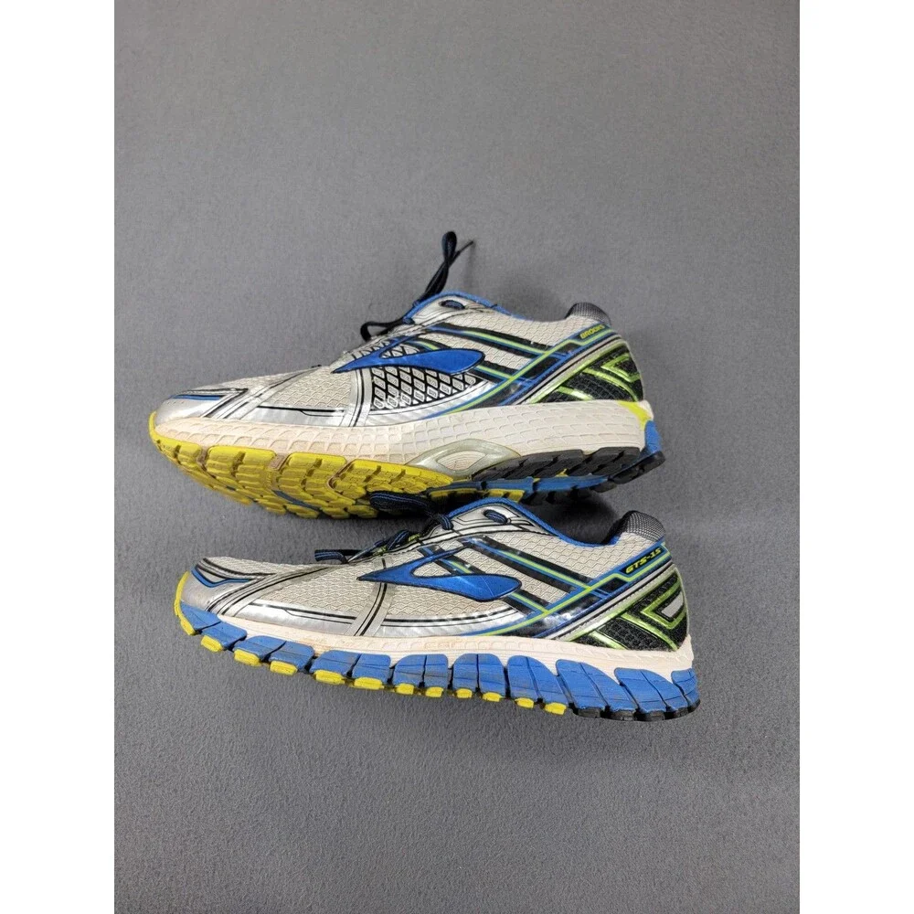 Brooks Adrenaline GTS 15 Shoes‎ Mens Size 10 Blue Gray Running Athletic Sneakers
